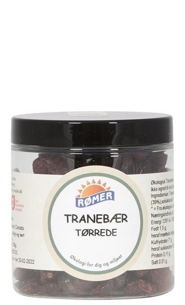 Tørrede Tranebær 125 g. Økologisk